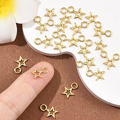 SHEGRACE Brass Star Charms&nbsp;XGR0160G-101G