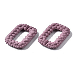 Spray Painted CCB Plastic Linking Rings&nbsp;CCB-Q091-009D