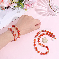 2 Strands Natural Red Agate Beads Strands&nbsp;G-DR0001-06