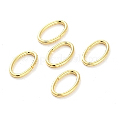 304ステンレススチールオープン丸カン  オーバル  18KGP本金メッキ  6x10x1mm  18ゲージ  内径：4x8mm&nbsp;STAS-F221-46W-G