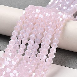 Imitation Jade Electroplate Glass Beads Strands&nbsp;EGLA-A039-J2mm-A02
