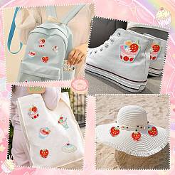 10Pcs 5 Styles Computerized Embroidery Cloth Iron On/Sew On Patches&nbsp;PATC-CJ0001-07