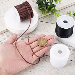 30m 3色中空パイプ PVC管状合成ゴムコード  白いプラスチックのスプールに巻き  ミックスカラー  2mm  穴：1mm  10m /カラー&nbsp;RCOR-CD0001-02