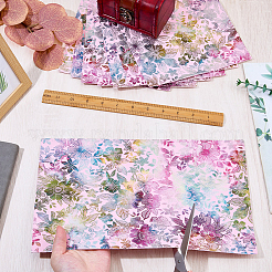 塩ビ革生地  クラフト用品  花柄  パールピンク  330x198x0.7mm&nbsp;DIY-WH20062-48D