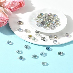 48Pcs 4 Colors Electroplate Glass Beads&nbsp;GLAA-FS0001-89
