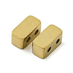 イオンプレーティング（IP）304ステンレス鋼マルチ連リンク  長方形  ゴールドカラー  4x8x4mm  穴：1.4mm&nbsp;STAS-Q319-03A-G