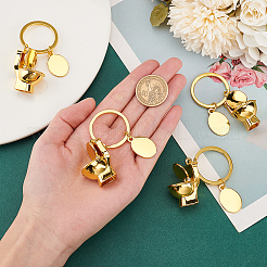 4Pcs Zinc Alloy Mini Toilet Pendant Keychain&nbsp;KEYC-PH0001-98