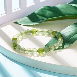 Natural White Jade(Dyed) Beaded Stretch Bracelet&nbsp;BJEW-JB07954