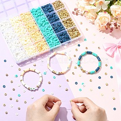 ビーズキット  ヘイシの手作りポリマー粘土ビーズとCCBプラスチックビーズが含まれています  ミックスカラー&nbsp;DIY-YW0017-40