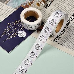 ステッカーの中のかわいいもの  粘着ロールステッカーラベル  封筒用  バブルメーラーとバッグ  ミックスカラー  25mm  500PCS /ロール&nbsp;X-DIY-M005-C08
