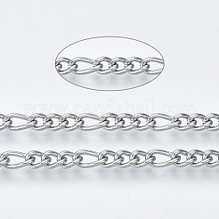 Tarnish Resistant 304 Stainless Steel Curb Chains&nbsp;CHS-S001-09A-P