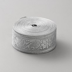 チロリアンテープ  洋服アクセサリー用  ホワイトスモーク  1-5/8インチ（40mm）  10ヤード/個&nbsp;SRIB-WH0011-388A