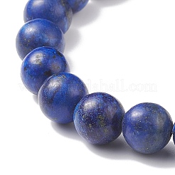 Natural Lapis Lazuli(Dyed) Stretch Bracelet&nbsp;BJEW-JB08748-02