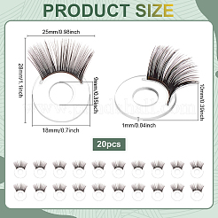 アクリル製クラフトアイ20個  フラットラウンド  ブラック  18mm&nbsp;FIND-PH0026-65C