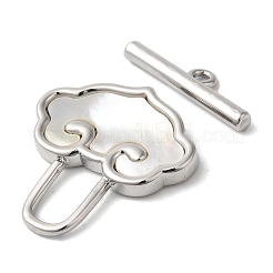 Brass Toggle Clasps&nbsp;KK-N254-84P