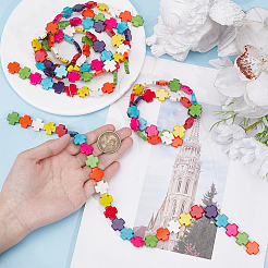 5 Strands Synthetic Turquoise Beads Strands&nbsp;TURQ-ME0001-03
