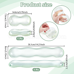 2Pcs 2 Styles Silicone Mouse Wrist Rests & Keyboard Mat&nbsp;AJEW-NB0008-30A