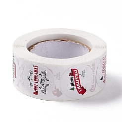 Christmas Round with Word Roll Stickers&nbsp;DIY-G061-07D