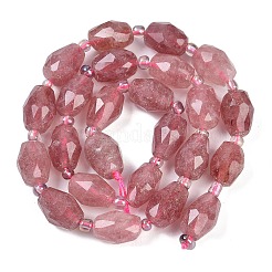 Natural Strawberry Quartz Beads Strands&nbsp;G-G182-D01-01