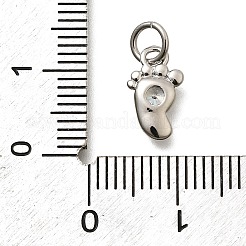 Brass Micro Pave Cubic Zirconia Pendants&nbsp;KK-Z093-18P