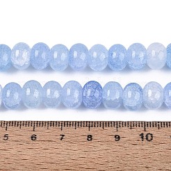 Baking Paint Crackle Glass Beads Strands&nbsp;DGLA-N020-01A-05