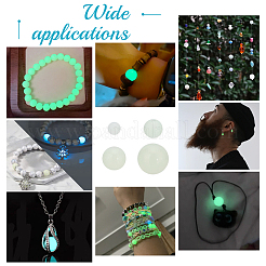 4 Strands 4 Styles Synthetic Luminous Stone Beads Strands&nbsp;G-PH0003-31