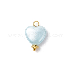 Opaque Acrylic Heart Pendants&nbsp;PALLOY-JF04283-02