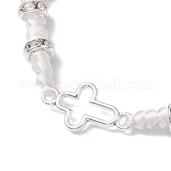 Cross Alloy Link Bracelets&nbsp;BJEW-JB11527-02