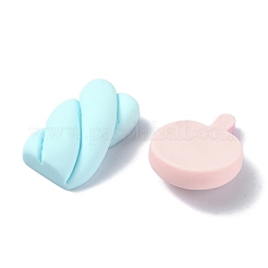 デザートテーマの不透明樹脂デコデンカボション  模造食品  キャンディー/ロリポップ/レインボー  混合図形  ミックスカラー  12~22.5x17.5~27x5.5~9mm&nbsp;RESI-G088-03