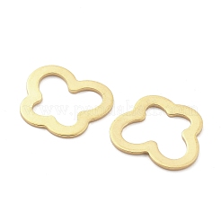 201 ステンレススチールリンクリング  蝶  18KGP本金メッキ  14x16x1mm  内径：10x12mm&nbsp;STAS-S158-08G