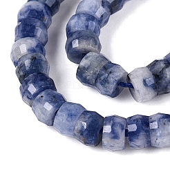 Natural Blue Spot Jasper Beads Strands&nbsp;G-Q606-46A-02