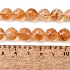 Natural Citrine Beads Strands&nbsp;GG-CBA59DD-C02-10mm