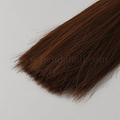 プラスチック人形のウィッグの髪  DIYの女の子のためのbjdメイキングアクセサリー  クリアAB  200mm&nbsp;AJEW-WH0695-007E