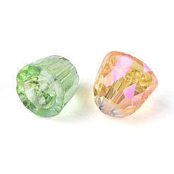 Electroplate Transparent Glass Beads Strands&nbsp;EGLA-N025-05B-A01
