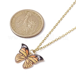 Alloy Enamel Pendant Necklace&nbsp;NJEW-JN04584