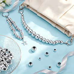 150Pcs 7 Styles UV Plating Electroplating ABS Beads&nbsp;KY-PH0002-44