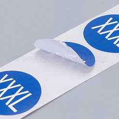 Paper Self-Adhesive Clothing Size Labels&nbsp;DIY-A006-B07