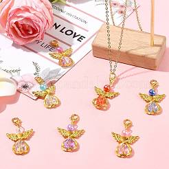 14Pcs 7 Style Acrylic Pendant Decorations&nbsp;HJEW-FS00068