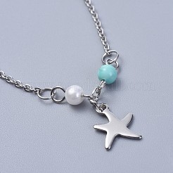 304 Stainless Steel Charm Anklets&nbsp;AJEW-AN00265