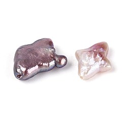 天然バロックケシパールビーズ  有核真珠  スター  アザミ  13~16.5x9.5~13x4~7mm  穴：0.6mm&nbsp;PEAR-S022-01C