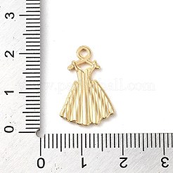 合金エナメルチャーム  ドレスチャーム  ゴールドカラー  ブラック  21x13.5x1.5mm  穴：1.6mm&nbsp;ENAM-Q507-12A