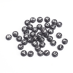 Acrylic Horizontal Hole Letter Beads&nbsp;OACR-E001-17