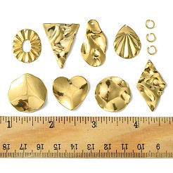 16Pcs 8 Style 201 Stainless Steel Pendants&nbsp;DIY-FS0005-37G