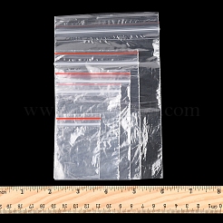 プラスチック製ジップトップバッグ 300種類 5個  再封可能な小さなジュエリー収納袋セルフシールバッグ  トップシール  長方形  透明  6~15x4~10mm  60個/スタイル&nbsp;OPP-FS0001-22