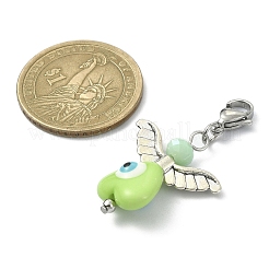 Angel Evil Eye Resin Pendant Decorations&nbsp;HJEW-TA00050