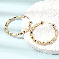 304 Stainless Steel Hoop Earrings for Women&nbsp;SA-CBA37BC-24G