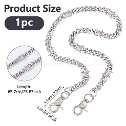 1Pc Stainless Steel Barbed Wire Trousers Chains&nbsp;AJEW-DC0002-18