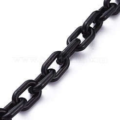 Handmade Opaque Acrylic Cable Chains&nbsp;X-AJEW-JB00664-01