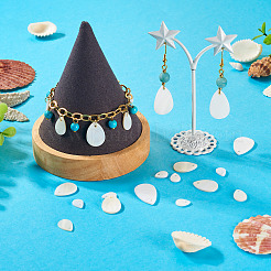 30Pcs 4 Styles Natural White Shell Pendants&nbsp;FIND-TA0004-96