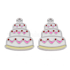 Alloy Enamel Pendants&nbsp;PALLOY-T075-134-RS